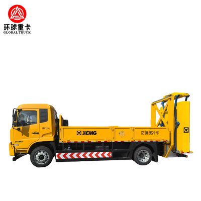 HOWO 4 × 2 کامیون بالش تصادف با 350 اسب بخار و سیستم حفاظت از جذب انرژی برای ایمنی نگهداری بزرگراه