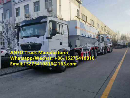 Эрдэнэт Тавантолгой 15T on-site mixing and charging machine ANFO explosive truck Emulsion Blasting mobile explosive Manufacturing Unit Монголын нүүрсний төмрийн уурхайн тэсэлгээний үйлчилгээ MMU