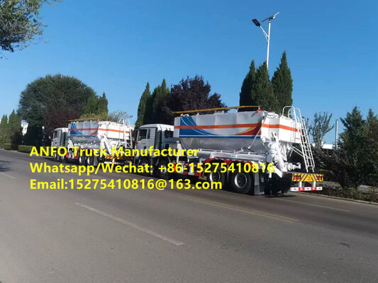 Эрдэнэт Тавантолгой 15T on-site mixing and charging machine ANFO explosive truck Emulsion Blasting mobile explosive Manufacturing Unit Монголын нүүрсний төмрийн уурхайн тэсэлгээний үйлчилгээ MMU