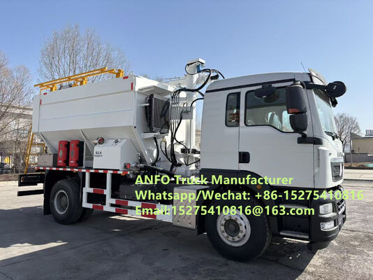 Good off-road performance low price 6x6 4x4 10/15/20/30T mixing and charging bulk explosives ANFO Truck Emulsion MINING BLAST SERVICE Charging explosive Tanzania/Ghana/Guinea/Namibia/Guyana
