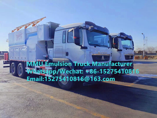SINOTRUCK چند منظوره HOWO 15/20/25/30Ton مخلوط کردن و شارژ امولسیون مواد انفجاری انبوه ANFO کامیون های موتورهای انفجاری واحد تولید مواد انفجاری Монгол НЭГ DRC PERU GHANA ZIMBABWE خدمات انفجار معدن MMU