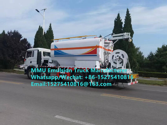 فروش داغ کامیون بارگیری مواد منفجره فله امولسیون HOWO 15T GLOBAL-BCRH-15 با قابلیت اختلاط و بارگیری در محل، خدمات انفجار معدن در مغولستان، قزاقستان، ازبکستان، اندونزی، کنگو، جمهوری دموکراتیک کنگو، گینه، MMU