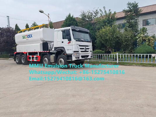 LARGE OFF-ROAD PAYLOAD BRAND NEW HOWO 20/25TON MIXING AND CHARGING EMULSION BULKMASTER EXPLOSIVES VEHICLE FOR WET OR DRY BLASTHOLES FOR PRECISION LOADING AND REAL-TIME BLAST DATA