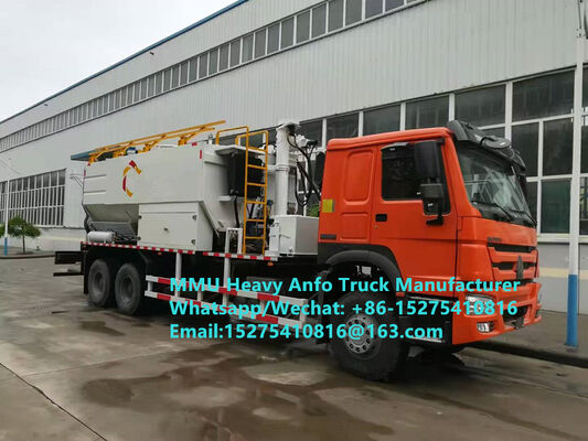 عملکرد پرهزینه چین قابلیت اطمینان Tread Bulk Trucks 15/20/25Ton مواد منفجره روغن آمونیوم سنگین چند منظوره امولسیون ANFO Truck MMU MEMU برای مغولستان DRC کنگو پرو انفجار معدن غنا