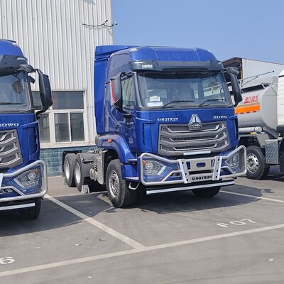 HOWO NX 6×4 تراکتور کامیون با 420HP موتور دیزل سنگین وظیفه انتقال دستی و شاسی تقویت شده برای معدن