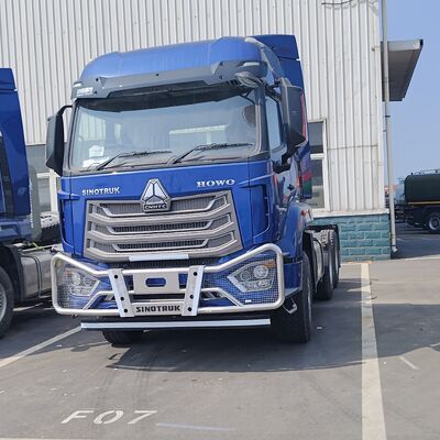 HOWO NX 6×4 تراکتور کامیون با 420HP موتور دیزل سنگین وظیفه انتقال دستی و شاسی تقویت شده برای معدن