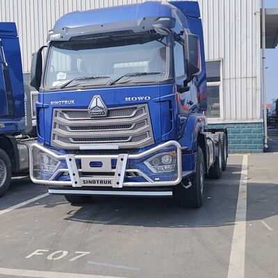 HOWO NX 6×4 تراکتور کامیون با 420HP موتور دیزل سنگین وظیفه انتقال دستی و شاسی تقویت شده برای معدن