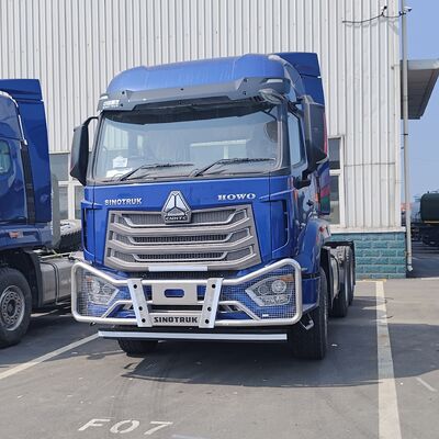 HOWO NX 6×4 تراکتور کامیون با 420HP موتور دیزل سنگین وظیفه انتقال دستی و شاسی تقویت شده برای معدن