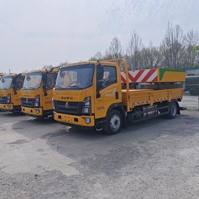 HOWO 4×2 کامیون پکن تصادف موتور دیزل با سیستم کنترل هیدرولیک و طراحی ماژولار جذب انرژی برای ایمنی بزرگراه