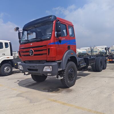 کامیون تراکتور سنگین 6×4 BEIBEN 2648 با موتور WEICHAI 480 اسب بخار و شاسی فناوری مرسدس بنز