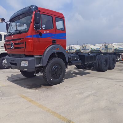 BEIBEN 2638 6 × 4 کامیون تراکتور سنگین با موتور 380HP WEICHAI و شاسی فناوری مرسدس بنز