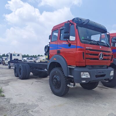 BEIBEN 2638 6 × 4 کامیون معدن با 380HP موتور WEICHAI و 25-35 تن بار مفید برای حمل و نقل سنگین