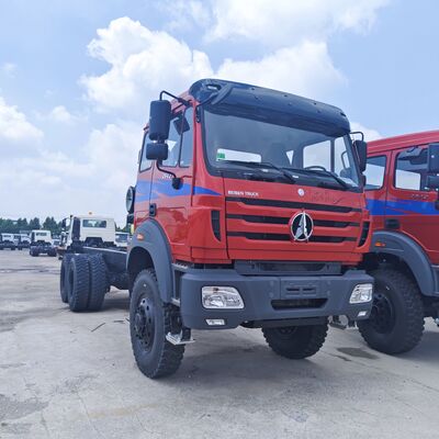 BEIBEN 2638 6 × 4 کامیون معدن با 380HP موتور WEICHAI و 25-35 تن بار مفید برای حمل و نقل سنگین