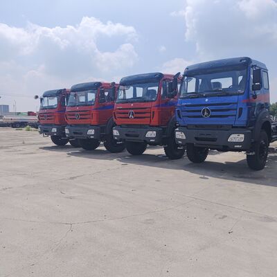 BEIBEN 2638 6 × 4 کامیون تراکتور سنگین با موتور 380HP WEICHAI و شاسی فناوری مرسدس بنز