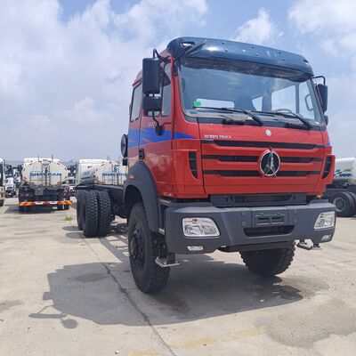 BEIBEN 2638 6 × 6 کامیون سنگین معدن با 380HP موتور WEICHAI و 30-35 تن بار مفید برای معدن جاده ای