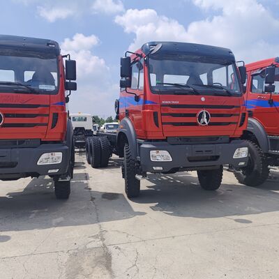 کامیون کمپرسی معدن سنگین 8×4 BEIBEN 2642 با موتور WEICHAI 420 اسب بخار و بار 35 تا 45 تن برای معدن و معدن