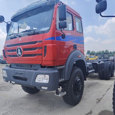کامیون کمپرسی معدن سنگین 8×4 BEIBEN 2642 با موتور WEICHAI 420 اسب بخار و بار 35 تا 45 تن برای معدن و معدن