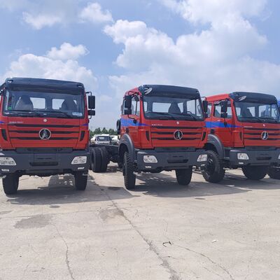 BEIBEN 2648 6 × 4 کامیون سنگین معدن با موتور 480HP WEICHAI و 30-40 تن بار مفید برای حمل مس و کوبالت