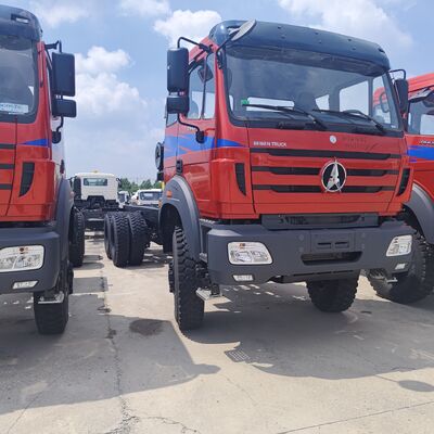 BEIBEN 2638 6 × 4 کامیون سنگین معدن با موتور 380HP WEICHAI و 25-35 تن بار مفید برای عملیات معدن
