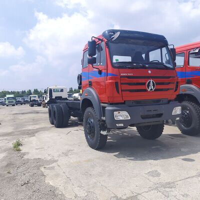 BEIBEN 2642 6 × 6 کامیون معدن با موتور 420HP WEICHAI و بار مفید 30-40 تن برای معدن سنگین