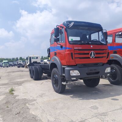 BEIBEN 2642 6 × 6 کامیون معدن با موتور 420HP WEICHAI و بار مفید 30-40 تن برای معدن سنگین