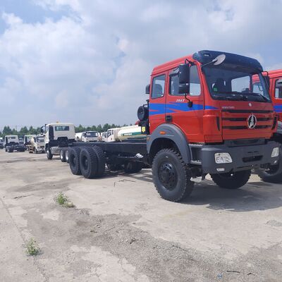 BEIBEN 2648 6 × 4 کامیون سنگین معدن با موتور 480HP WEICHAI و 30-40 تن بار مفید برای حمل مس و کوبالت