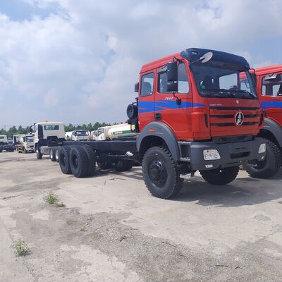 BEIBEN 2642 6 × 6 کامیون معدن با موتور 420HP WEICHAI و بار مفید 30-40 تن برای معدن سنگین