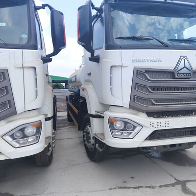 HOWO NX 6×4 CNG مخزن سوخت کامیون با 400HP موتور و 20T بار مفید برای حمل و نقل دیزل و بنزین