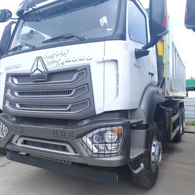 HOWO NX 6 × 4 کامیون معدن با موتور 400HP و بدن U-formed برای حمل و نقل سنگین