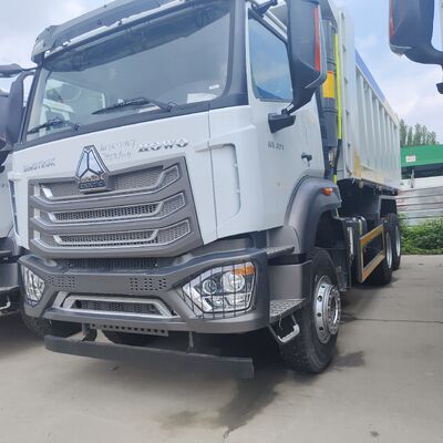 HOWO NX 6 × 4 کامیون معدن با موتور 400HP و بدن U-formed برای حمل و نقل سنگین