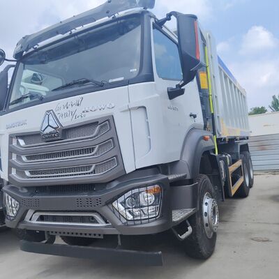HOWO NX 6 × 4 کامیون سنگین با موتور 400HP و بدن 25CBM برای معدن و ساخت و ساز