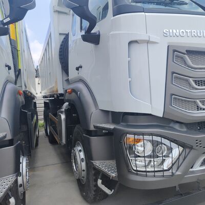 HOWO NX 6 × 4 کامیون سنگین با موتور 400HP و بدن 25CBM برای معدن و ساخت و ساز