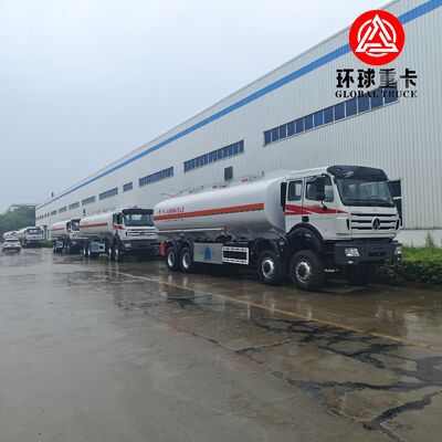 کامیون 35000 لیتری سوخت دیزلی Beiben 8×8 با شاسی خارج از جاده سنگین برای مناطق معدن کنگو
