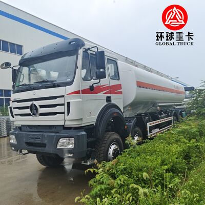 کامیون تانکر سوخت سنگین Beiben 8x8 35000 لیتری برای حمل دیزل در کنگو