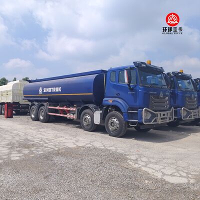 HOWO NX 8x4 30000L کامیون تانکر سوخت سنگین وظیفه دیزل Bowser کامیون برای بازار نیجریه