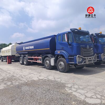 کامیون تانکر سوخت HOWO NX 8x4 با ظرفیت 30000 لیتر، کامیون نفتکش دیزلی سنگین برای بازار آفریقا