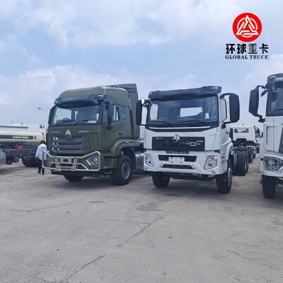 کاملاً جدید HOWO NX 6x4 تراکتور کامیون 430HP رانش سمت راست موتور اصلی برای تدارکات سنگین