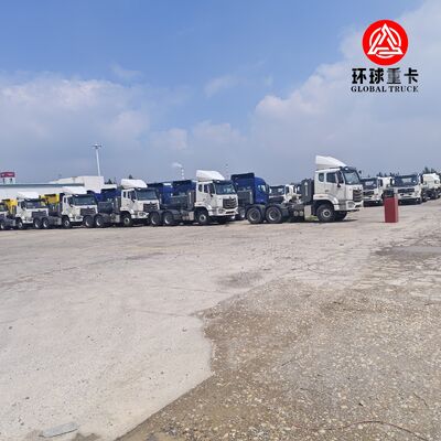 کاملاً جدید HOWO NX 6x4 تراکتور کامیون 430HP رانش سمت راست موتور اصلی برای تدارکات سنگین