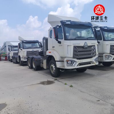 کامیون سر تراکتور HOWO NX 371HP 6x4 Heavy Duty برای حمل و نقل بار آفریقایی کاملاً جدید