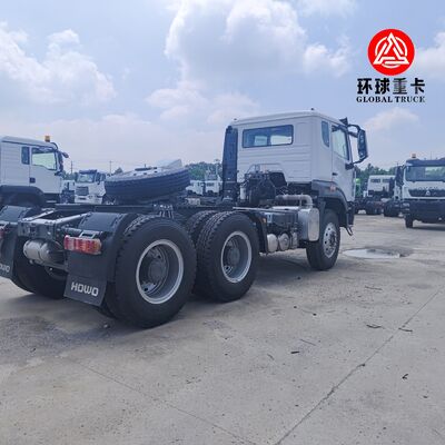 جدید HOWO NX 6x4 تراکتور سر کامیون 371HP دیزل نخست موتور برای حمل و نقل تدارکات سنگین