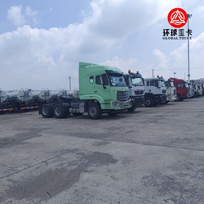 جدید HOWO NX 6x4 تراکتور سر کامیون 371HP دیزل نخست موتور برای حمل و نقل تدارکات سنگین