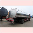 15001 - 30000L کامیون تانکر شیر تازه، FAW 15.3m3 304 فولاد ضد زنگ 6 * 4 کامیون حمل و نقل