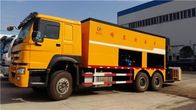 3000 کامیون مهر و موم شده دوغاب آسفالت با کامیون های ساختمانی راه آهن 8m3 مصالح