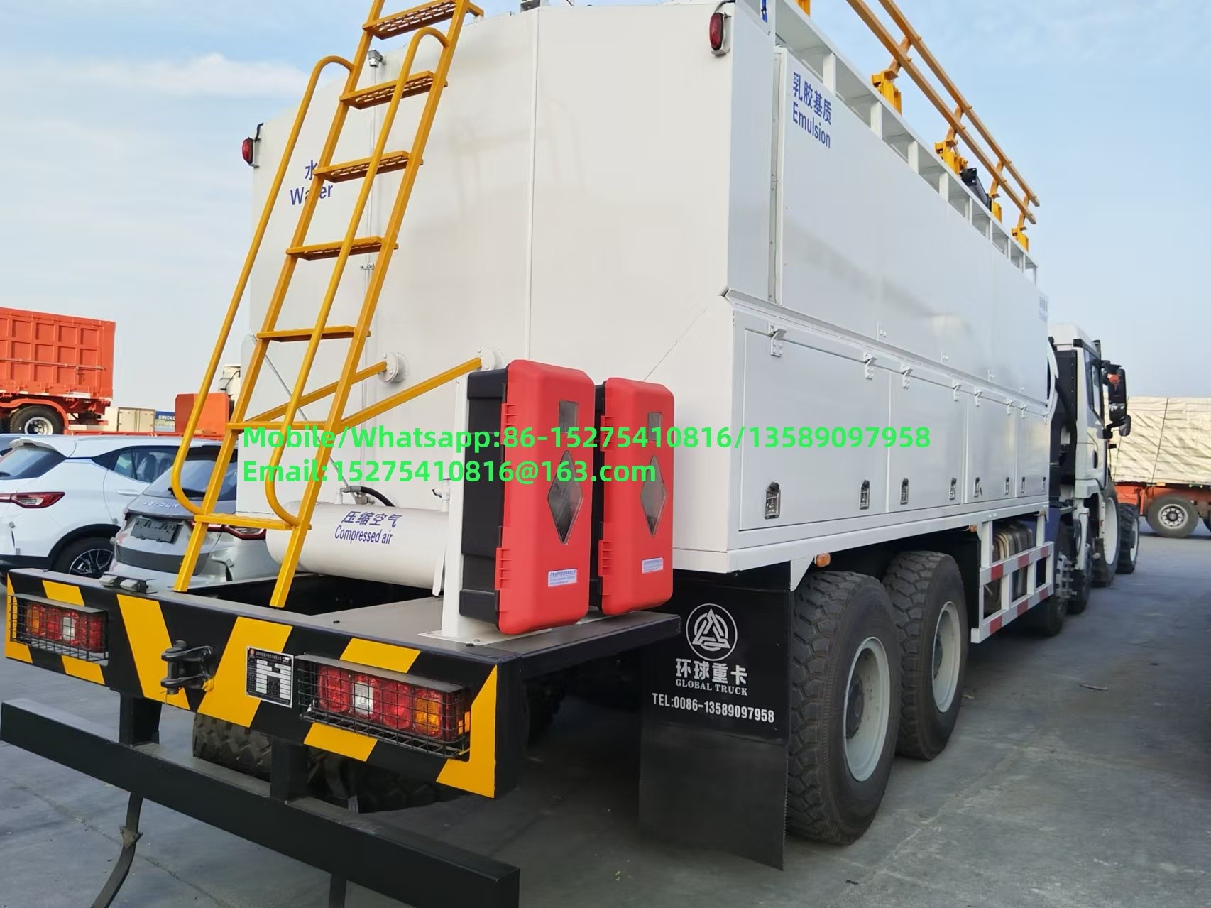 فروش تجاری گرم 15T 20T BCRH-15 ANFO در محل آمولسیون مخلوط کامیون های انبوه MEMU MMU مواد منفجره متحرک واحد تولید مغولستان انفجار معدن