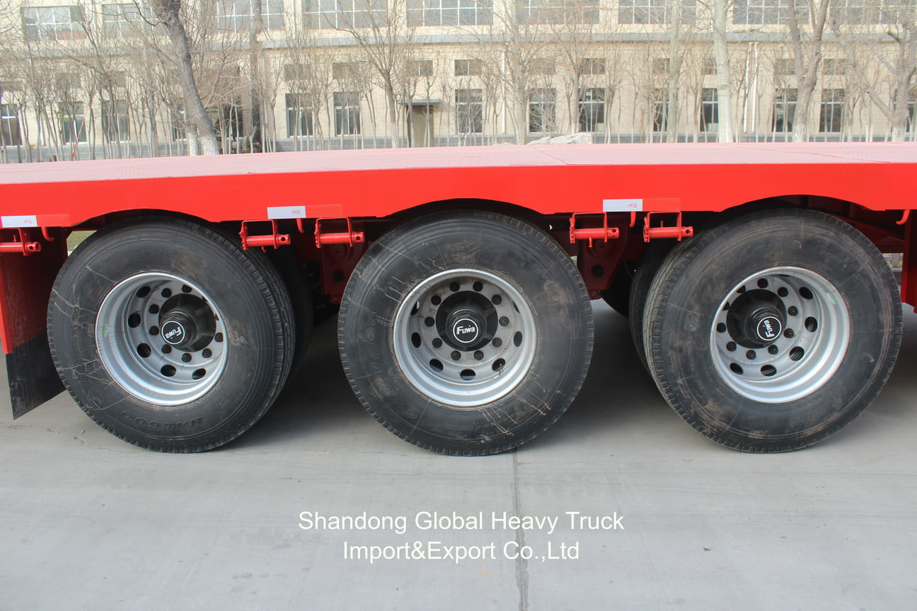 شاسی ۶۰ تن ۳ محور ۲ محور Lowboy Lowbed Lowbed نیمه تریلر