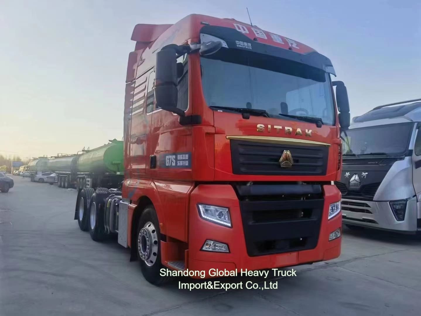 SINOTRUK New TX SITRAK کامیون سنگین کاری HOWO 4X2 6X4 25T 40T کامیون تراکتور 430hp 480hp