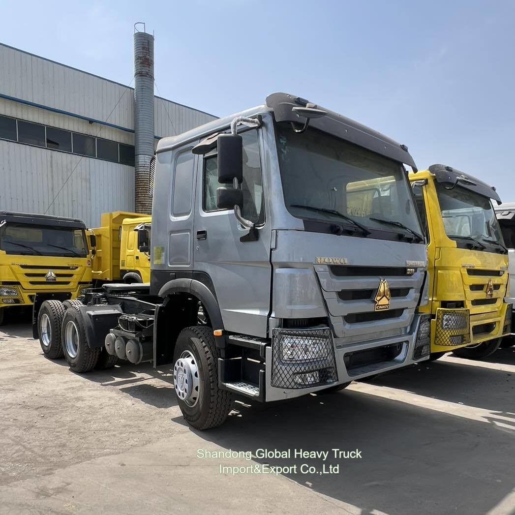 Sinotruk HOWO جدید / استفاده شده 371HP یورو 2 6X4 Rhd رانش سمت راست کامیون تریلر تراکتور کامیون
