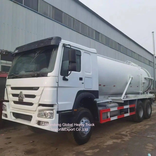 HOWO 10000L وانت فاضلاب فاضلاب مخزن فاضلاب فاضلاب تمیز کردن فاضلاب فاضلاب مکش