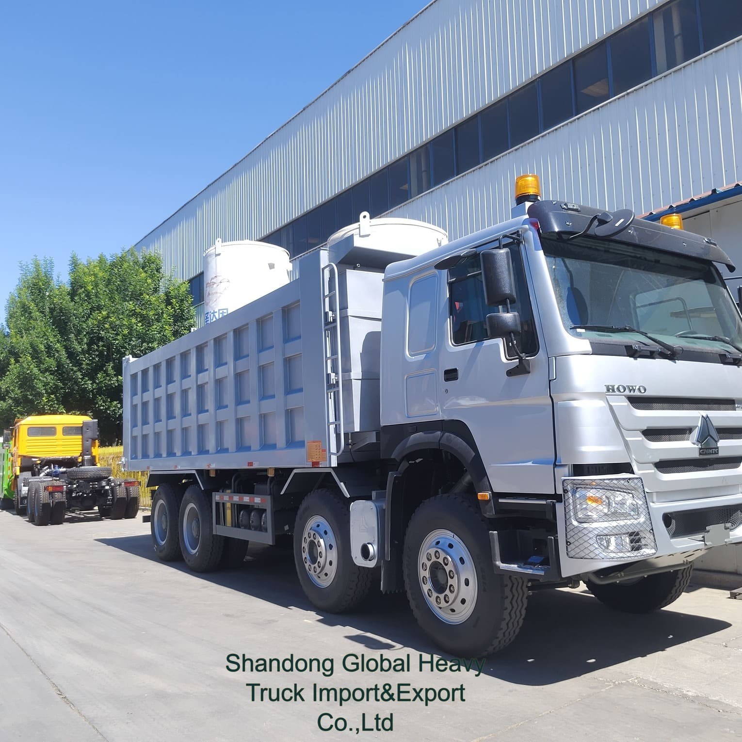 خودروهای جدید و استفاده شده 351/371/375/380/400/460/500/540HP Shacman Sinotruck 8*4 HOWO