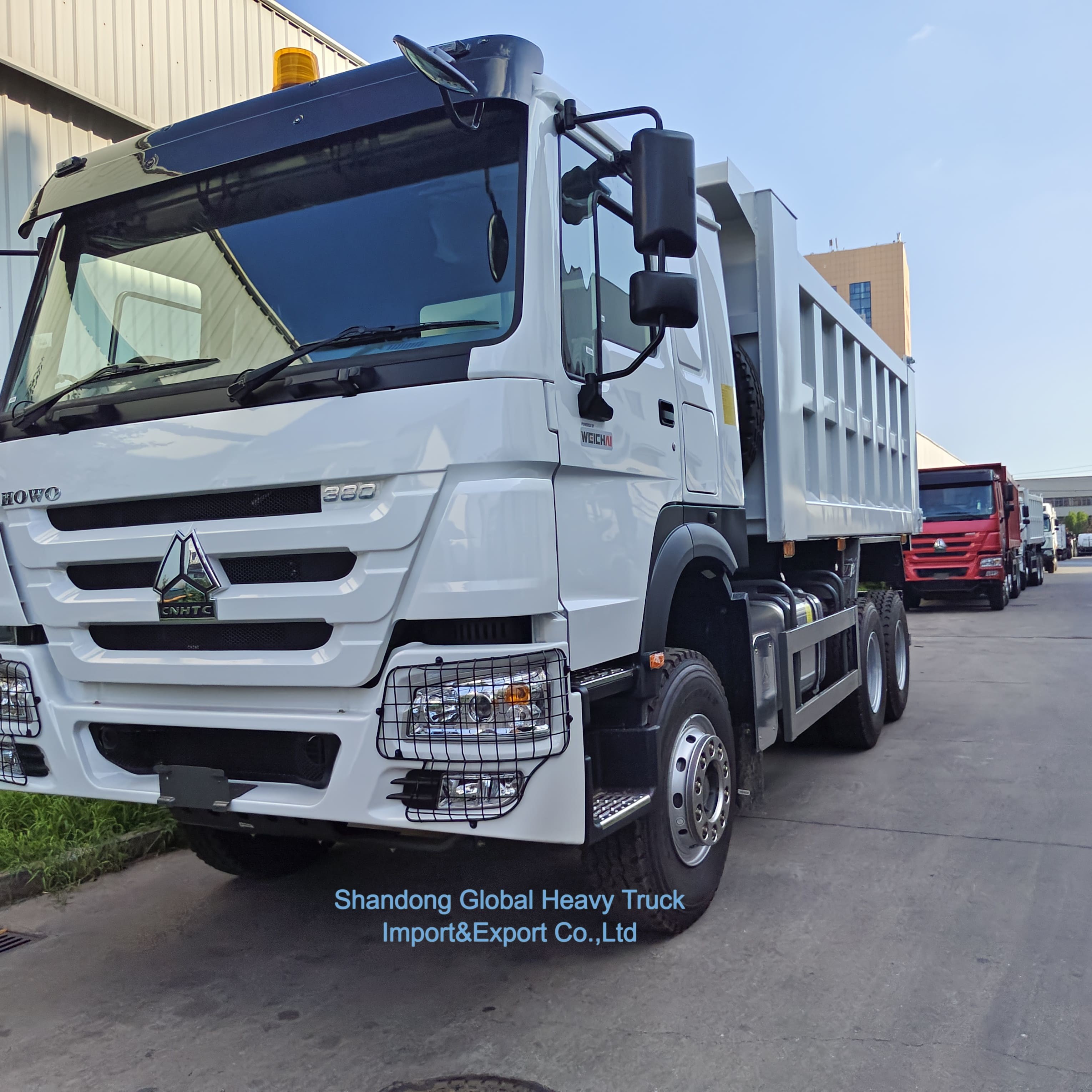 کامیون کمپرسی سینوتراک HOWO 371HP 336HP 371 اسب بخار 380 اسب بخار 12 چرخ 6X4 8X4 در شرایط خوب، کامیون کمپرسی HOWO